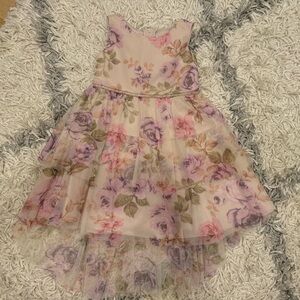 Rare Editions 4T high low floral dress. Worn once. Excellent condition.